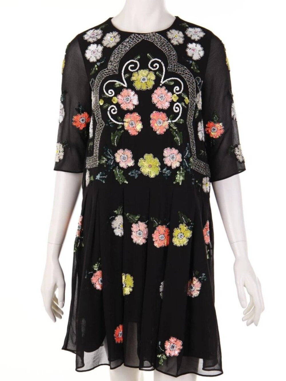 Needle & Thread Black Locket Dress